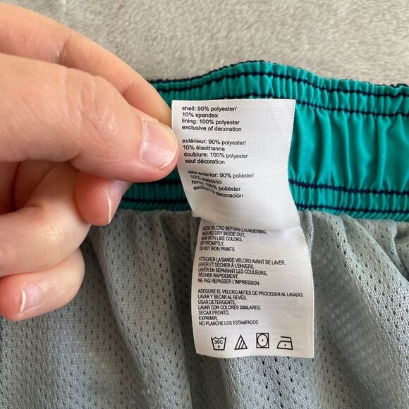 Speedo Swim Trunks Mens XL Striped Lining Drawstring ActiveFlex UV 50 9" Inseam - Picture 7 of 9